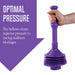 Utility-Sink.com Bellows Accordion Toilet Plunger (Purple) - Product Image 6