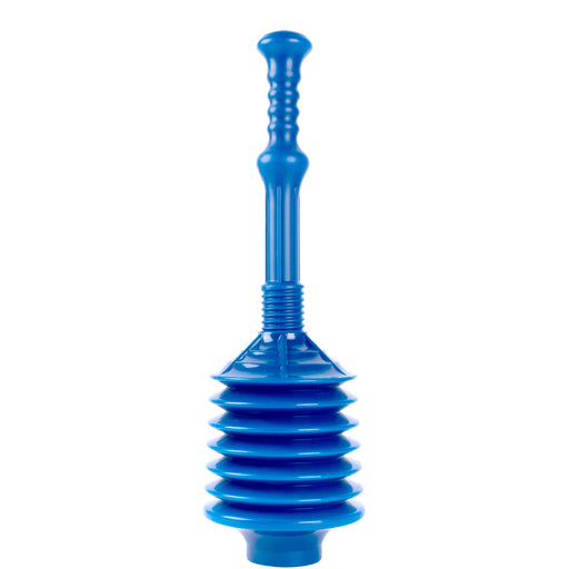 Utility-Sink.com Bellows Accordion Toilet Plunger (Blue) - Main Product Image