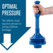 Utility-Sink.com Bellows Accordion Toilet Plunger (Blue) - Detail View 2