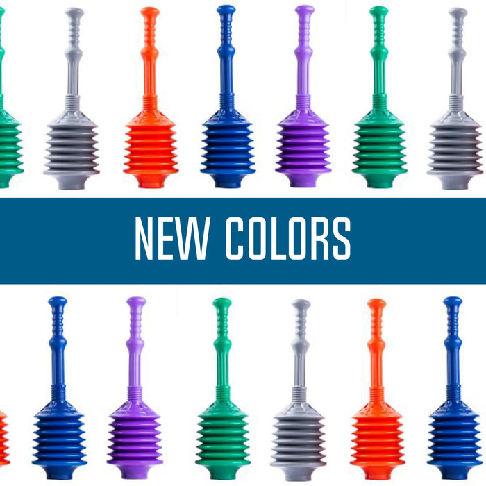 Utility-Sink.com Bellows Accordion Toilet Plunger (Blue) - Product Image 7