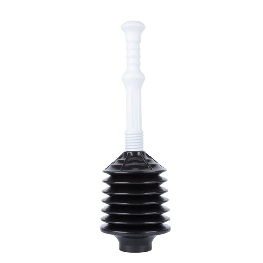 Utility-Sink.com Bellows Accordion Toilet Plunger (Black and White) - Main Product Image
