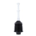 Utility-Sink.com Bellows Accordion Toilet Plunger (Black and White) - Main Product Image