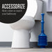 Utility-Sink.com Bellows Accordion Toilet Plunger (Black and White) - Product Image 5