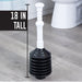 Utility-Sink.com Bellows Accordion Toilet Plunger (Black and White) - Product Image 7