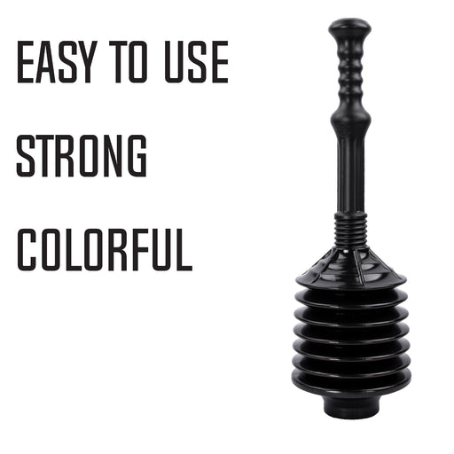 Utility-Sink.com Bellows Accordion Toilet Plunger (Black) - Alternate View