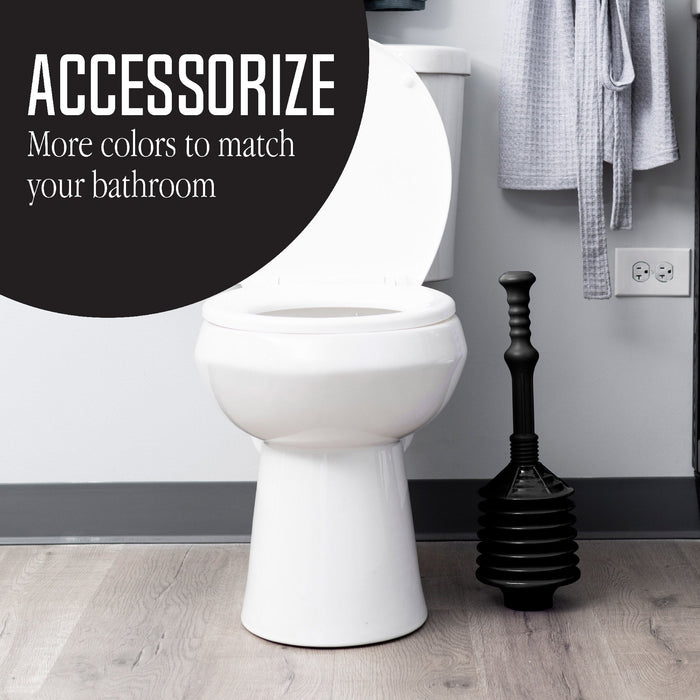 Utility-Sink.com Bellows Accordion Toilet Plunger (Black) - Product Image 6