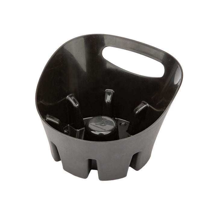 Utility-Sink.com Antimicrobial Universal Drip Tray for Toilet Plunger (Black) - Main Product Image