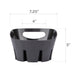 Utility-Sink.com Antimicrobial Universal Drip Tray for Toilet Plunger (Black) - Alternate View