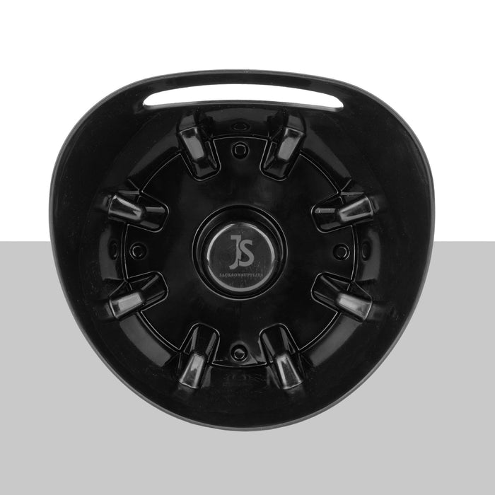 Utility-Sink.com Antimicrobial Universal Drip Tray for Toilet Plunger (Black) - Detail View 3
