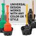 Utility-Sink.com Antimicrobial Universal Drip Tray for Toilet Plunger (Black) - Product Image 6