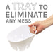 Utility-Sink.com Antimicrobial Universal Drip Tray for Toilet Plunger (White) - Product Image 5