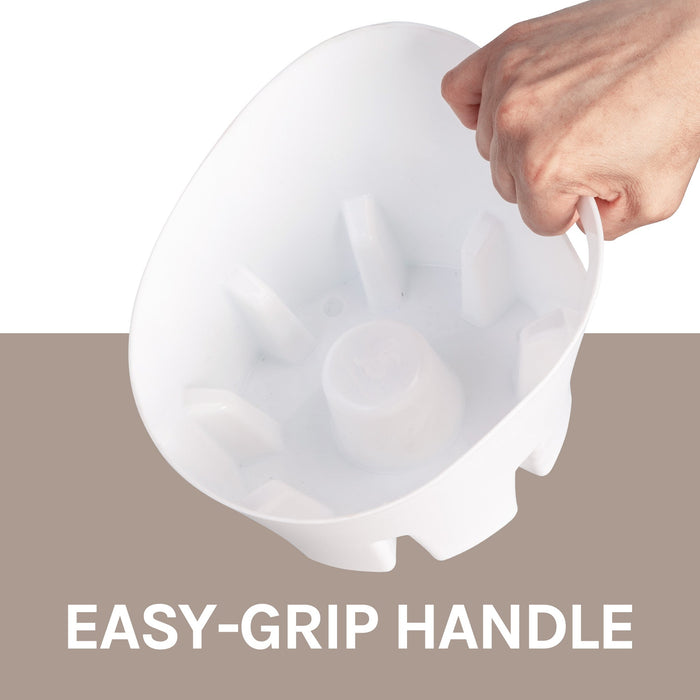 Utility-Sink.com Antimicrobial Universal Drip Tray for Toilet Plunger (White) - Product Image 7