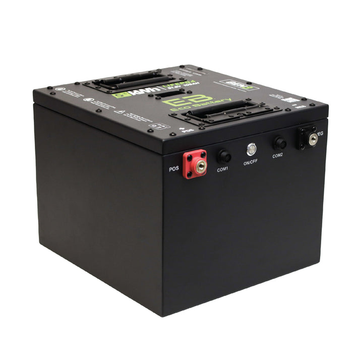 48V 105Ah LiFePO4 Battery - side view