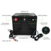 48V 160Ah LiFePO4 Battery Bundle - side view