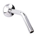 Utility-Sink.com 8 in. Stainless Steel Shower Head Extension Arm with Flange (Chrome Finish) - Main Product Image