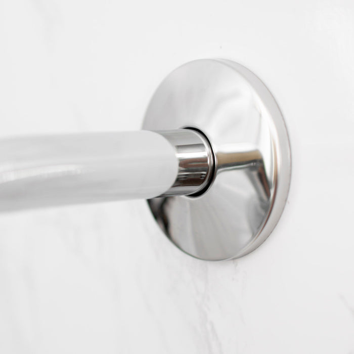 Utility-Sink.com 8 in. Stainless Steel Shower Head Extension Arm with Flange (Chrome Finish) - Product Image 6
