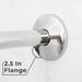 Utility-Sink.com 8 in. Stainless Steel Shower Head Extension Arm with Flange (Chrome Finish) - Detail View 2