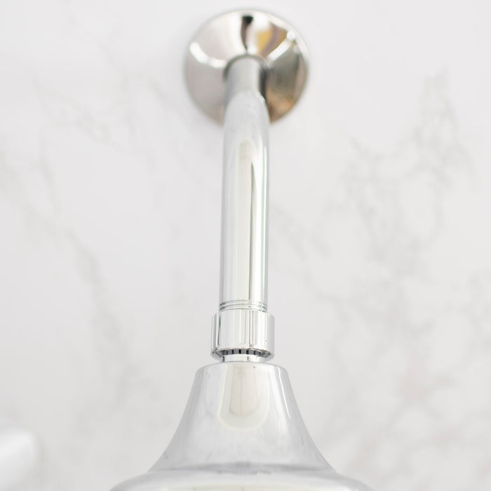 Utility-Sink.com 8 in. Stainless Steel Shower Head Extension Arm with Flange (Chrome Finish) - Product Image 8