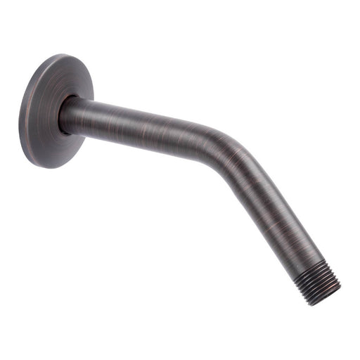 Utility-Sink.com 8 in. Stainless Steel Shower Head Extension Arm with Flange (Oil-Rubbed Bronze Finish) - Main Product Image