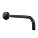 Utility-Sink.com 12 in. L-Shaped Shower Head Extension Arm (Black Finish) - Main Product Image