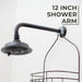 Utility-Sink.com 12 in. L-Shaped Shower Head Extension Arm (Oil-Rubbed Bronze Finish) - Product Image 6