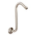 Utility-Sink.com 10.5 in. S-Shaped Stainless Steel Shower Head Extension Arm (Brushed Nickel Finish) - Main Product Image