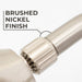 Utility-Sink.com 10.5 in. S-Shaped Stainless Steel Shower Head Extension Arm (Brushed Nickel Finish) - Product Image 7