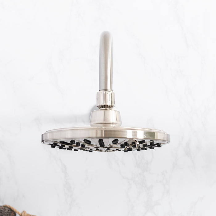 Utility-Sink.com 16 in. High-Arc Hook Shower Head Extension Arm (Brushed Nickel Finish) - Product Image 7