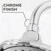 Utility-Sink.com 16 in. High-Arc Hook Shower Head Extension Arm (Chrome Finish) - Product Image 7