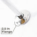 Utility-Sink.com 16 in. High-Arc Hook Shower Head Extension Arm (Chrome Finish) - Detail View 2