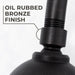Utility-Sink.com 16 in. High-Arc Hook Shower Head Extension Arm (Oil-Rubbed Bronze Finish) - Product Image 7