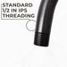 Utility-Sink.com 16 in. High-Arc Hook Shower Head Extension Arm (Oil-Rubbed Bronze Finish) - Detail View 3