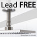 Utility-Sink.com 3 in. Shower Arm for Ceiling-Mounted Rainfall Showerhead (Brushed Nickel Finish) - Detail View 3