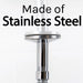 Utility-Sink.com 3 in. Shower Arm for Ceiling-Mounted Rainfall Showerhead (Chrome Finish) - Product Image 6