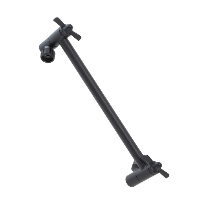 Utility-Sink.com 10 in. Solid Brass Shower Head Extension Arm (Black Finish) - Main Product Image