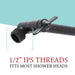 Utility-Sink.com 10 in. Solid Brass Shower Head Extension Arm (Oil-Rubbed Bronze Finish) - Product Image 5