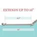 Utility-Sink.com 10 in. Solid Brass Shower Head Extension Arm (Stainless Steel Finish) - Alternate View