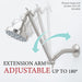 Utility-Sink.com 10 in. Solid Brass Shower Head Extension Arm (Stainless Steel Finish) - Product Image 7