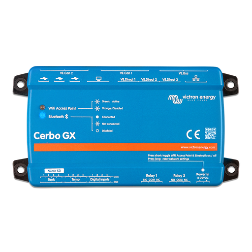 Victron Cerbo GX MK2 system controller - angle view