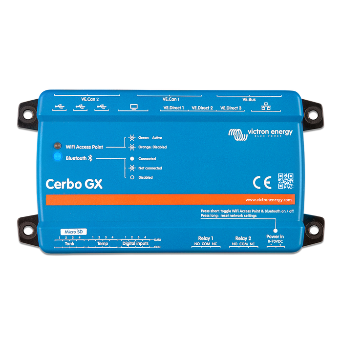 Victron Cerbo GX MK2 system controller - angle view
