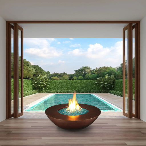 54" Copa Moreno Copper Fire Pit Starfire Designs