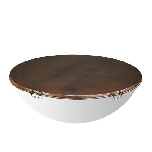 Moreno 54" W Round Copper Fire Pit Lid - MORENO-TOP-54RND by Starfire Designs Starfire Designs