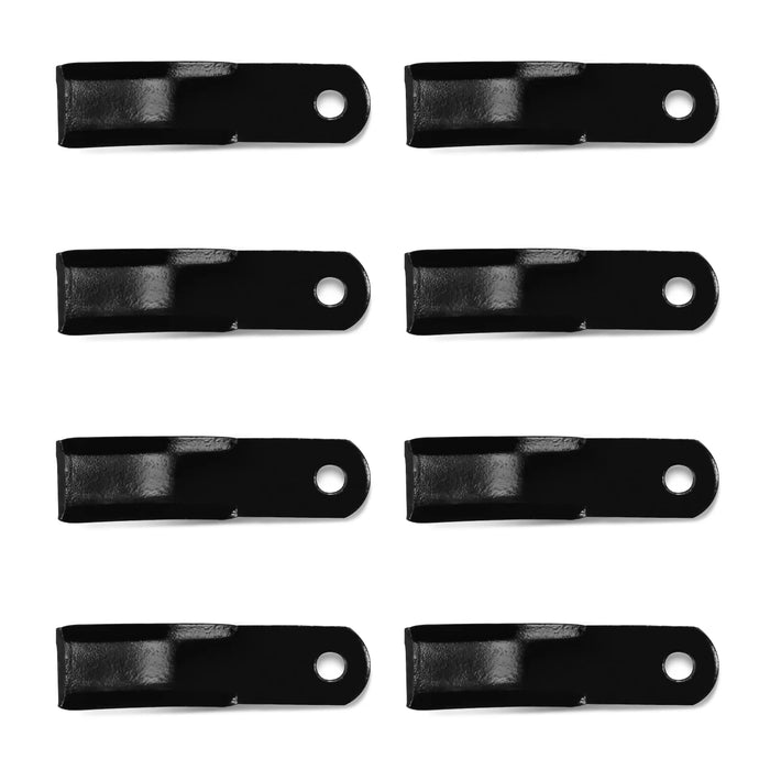 ( 1 Pack / 8 Pcs ) Replacement Blades for Walk Behind Flail Mowers (SKU: 201028, 201029）