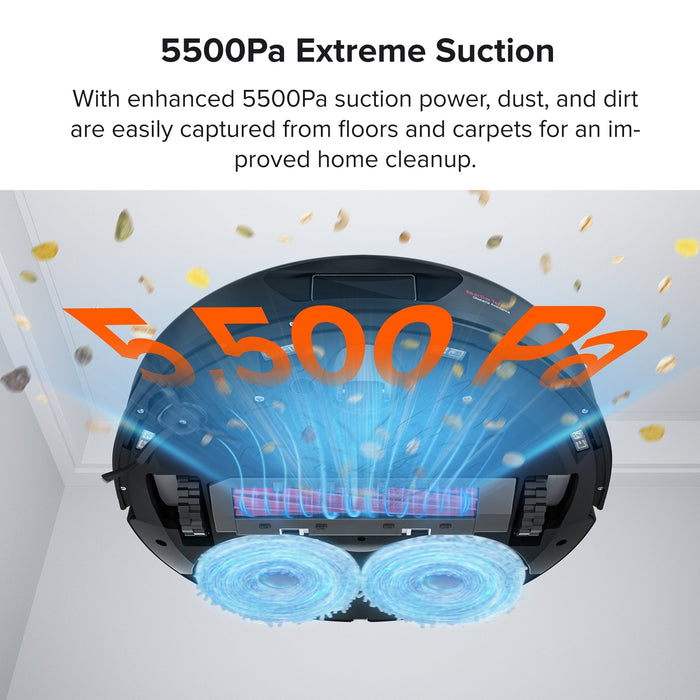 【Certified Refurbished 90% New】Roborock Qrevo Robot Vacuum with Multifunctional Dock