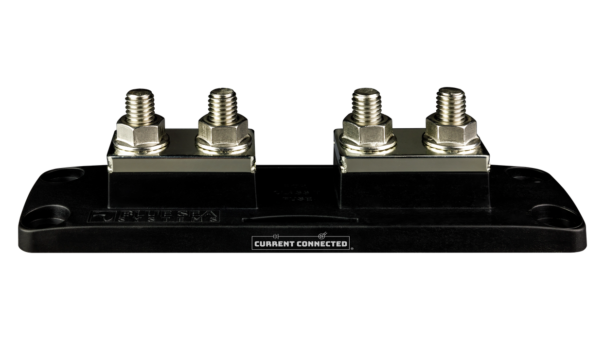 Blue Sea Systems Class-T Fuse Block, Fits 225A-400A Class-T Fuses, Up to 160Vdc, M10 Terminal Studs, for Residential or Mobile Energy Systems - Urban Supply Inc