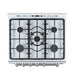 Forno Leonardo Espresso 30-Inch Gas Range in White with Stainless Steel Handle (FFSGS1116-30WHT) FORNO