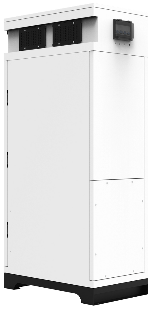 Pytes V-BOX-OC Outdoor Cabinet for Pytes V5 Batteries - Pytes Battery Rack back view