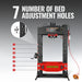 100 Ton H-Frame Air/Hydraulic Shop Press with Hand Winch,  Fully Welde — lifestyle view