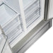 Forno Salerno 33-Inch 15.6 cu.ft Built-in Refrigerator with Modern Decorative Grill in Stainless Steel (FFRBI1805-37MG) FORNO