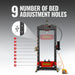 20 Ton H-Frame Air/Hydraulic Shop Press with Press Pin Kit, Fully Weld — lifestyle view